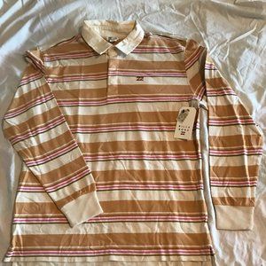 NWT Billabong Long Sleeve Polo